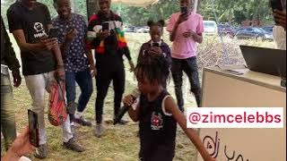 Enzo Ishall Son ( NENE ) performing SIKI at #PaintBall Official Opening