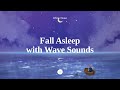 White noise gentle waves for babies to go to sleep  fall asleep with relaxing sounds of quiet sea