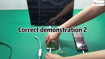 HD-MI Type -C USB-C Controller Board Work With 4K 3840x2160 LCD Screen