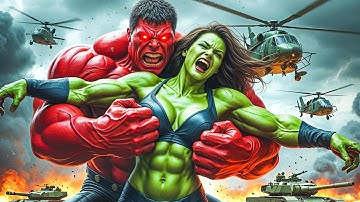 RED HULK vs SHE-HULK EPIC BATTLE! However, THOR