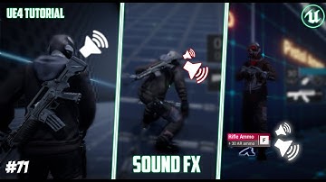 UE4: TUTORIAL #71 | Adding sound FX (Human, Grenade, Pickups)