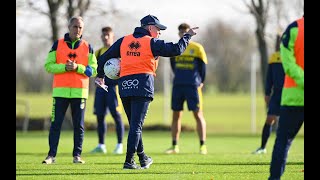 Il primo allenamento di Giuseppe Iachini al Parma Calcio