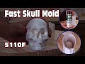 Fast and simple skull mold with 5110f silicone