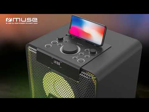 Muse M-1950 DJ - Krachtige party DJ speaker met CD en bluetooth