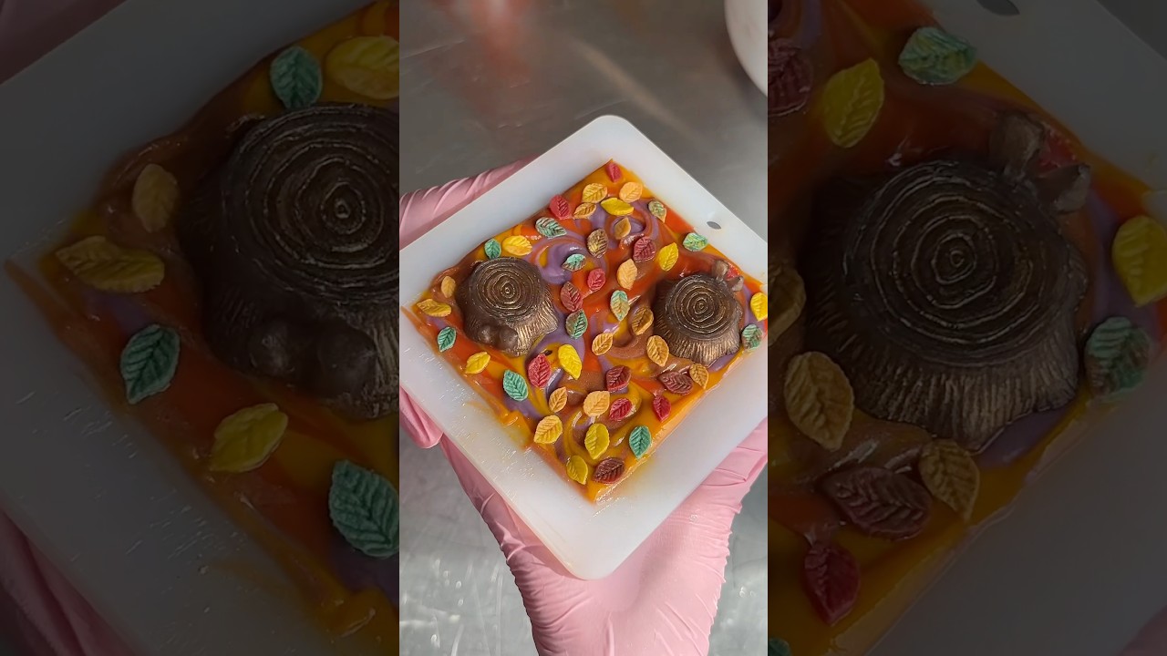 🍂🍃 Forest Hike soap! I love how the layers turned out! 