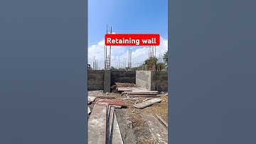 👉👉Retaining Wall | #civil #shorrts #construction #video #shorts #building #thekedar #thekedari #wall