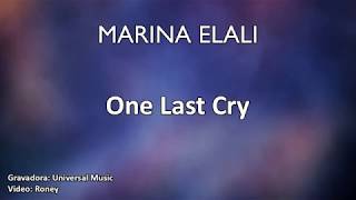 Marina Elali - One Last Cry (Karaoke)