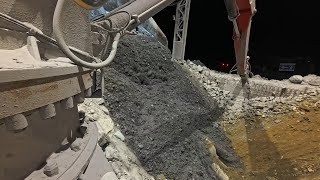 Nice and Smooth Flow Dumping Copper Ore Into the Crusher  No Big Rocks, No Jams