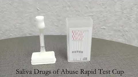 Multi-Saliva Drugs of Abuse Rapid TEST Cup Operation