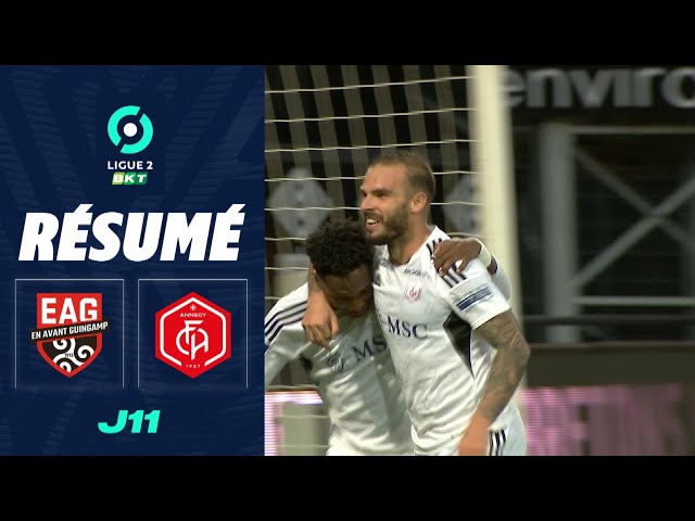 EN AVANT GUINGAMP - FC ANNECY (0 - 4) - Résumé - (EAG - FCA) / 2022-2023