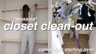 Mive Closet Clean-Out Organize Deep Clean My Entire Closet Motivating