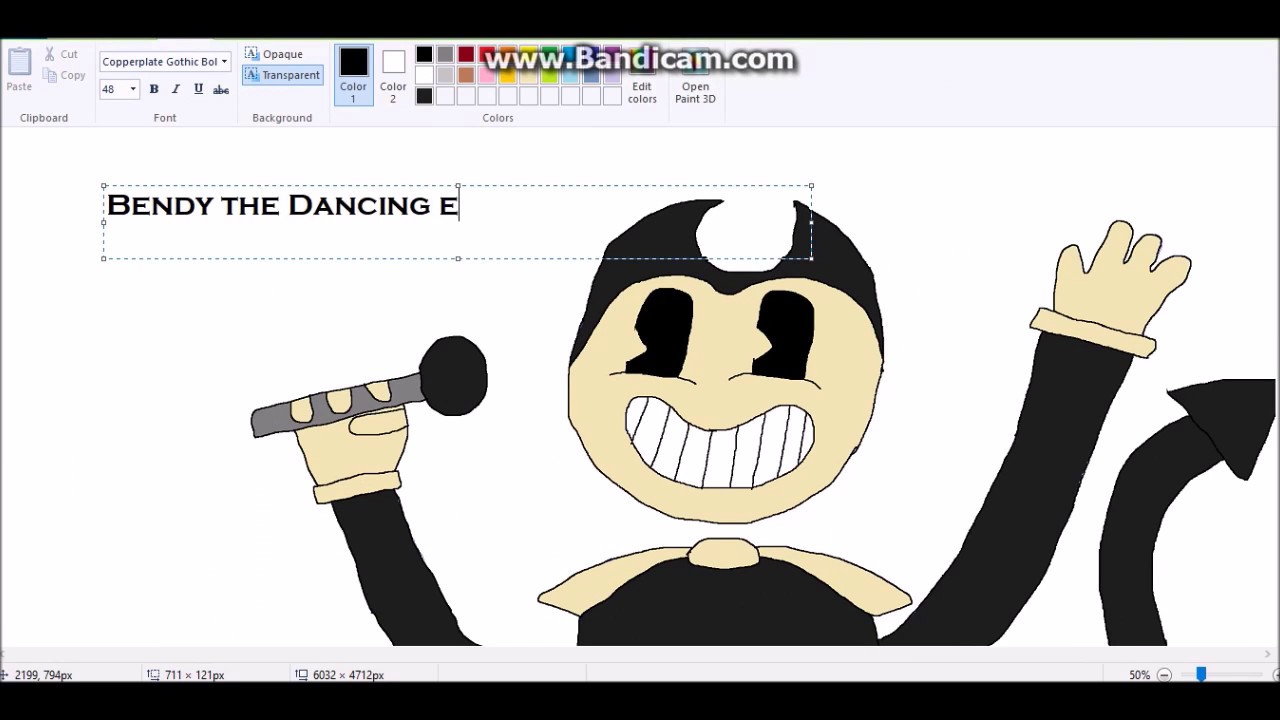 SpeedPaint #2 - Bendy the Dancing Demon - Bendy and the Ink Machine ...