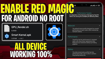 Enable Red Magic Performance | Stable FPS & Performance | Fix Lag ! No Root