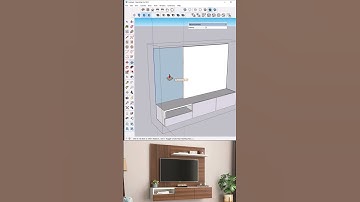 "Model a TV Unit in SketchUp | Easy Furniture Design!
