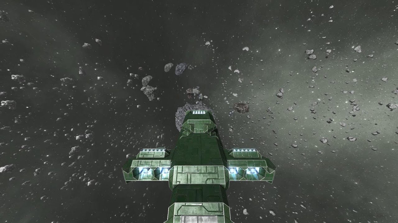 Space Engineers - Transport ship crash test - YouTube
