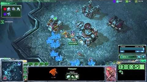 StarCraft 2 - [T] TvT 8 Rax Proxy Reaper - Strategy