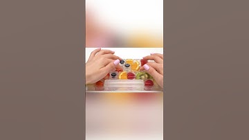 AI Keyboard ASMR: Clear Jelly With Fruit