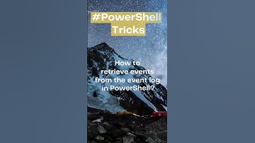 🚀 PowerShell Mastery: Retrieve Events from Event Log! 📅  #learnpowershell  #scripting  #itprotips