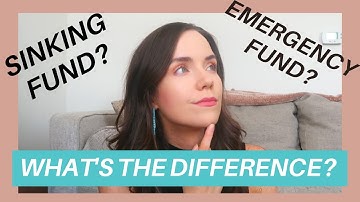 Sinking Funds vs Emergency Funds Explained | Financial Literacy Series