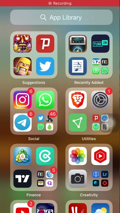 How to Show or Hide Notification Badges in the App Library on iPhone