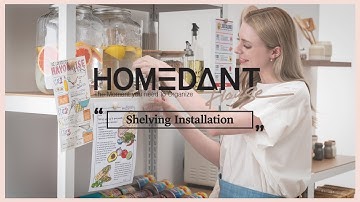 23ㅣHOW TO ASSEMBLE HOMEDANT HOUSE UNITㅣSHELVING INSTALLATION