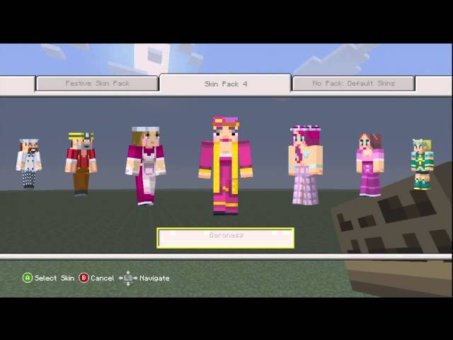 Skin Pack 4 Minecraft Xbox 360 Edition 