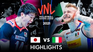 LEGENDARNY MECZ | JAPONIA vs WŁOCHY | Męska VNL 2021