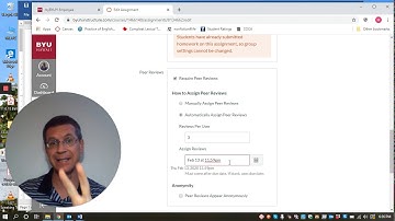 Two Minute Teaching Tip: Peer Reviews in Canvas