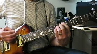 Video thumbnail of "Slow Ride - Foghat. Guitar Cover with backing track."