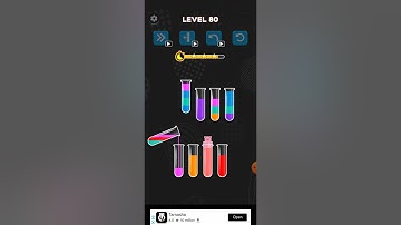 How to complete Easily 80  Level water color sorting game Latest tricks 2023