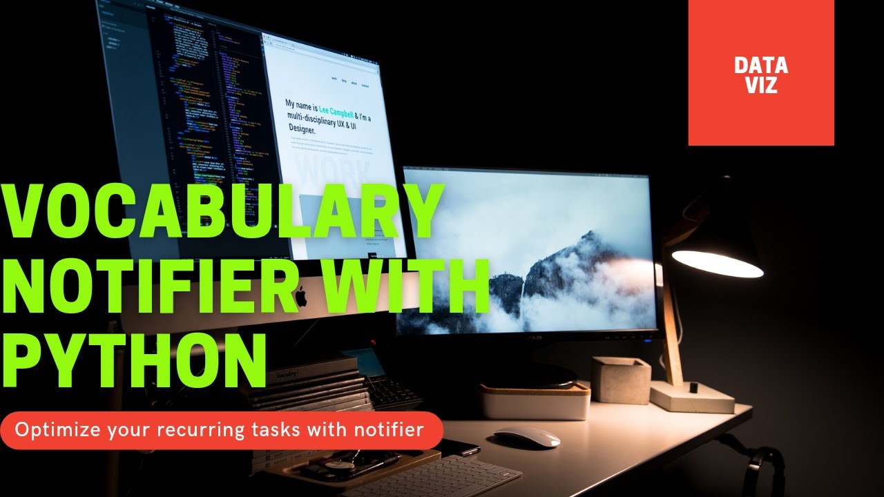 Vocabulary notifier using Python - YouTube