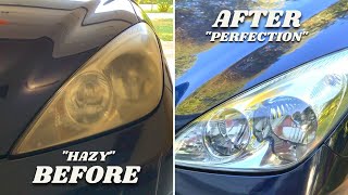 Polishing 17 Year Old Headlights To Perfection - GLASS LIKE by AutOdometer 2,049 views 3 years ago 6 minutes, 14 seconds