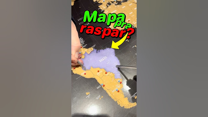 Mapa de mochileiros #geografia #mapa #viajar #paises