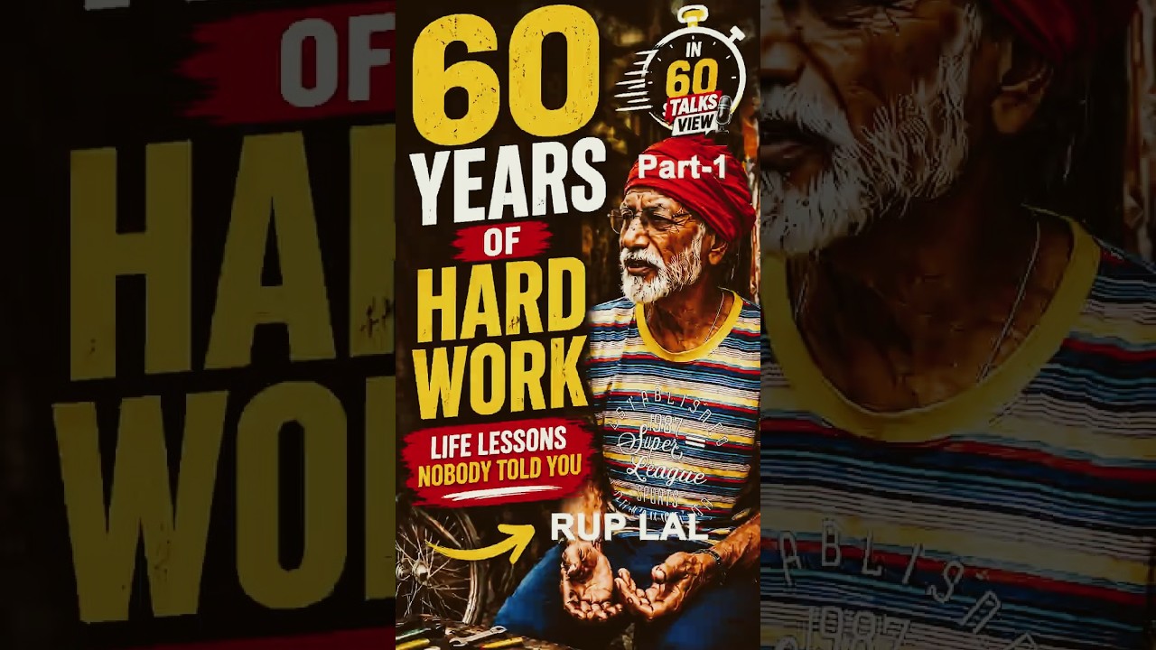 60 Years Repairing Cycles Real Life Lessons | Rup Lal part 1 #hardwork #lifelessons