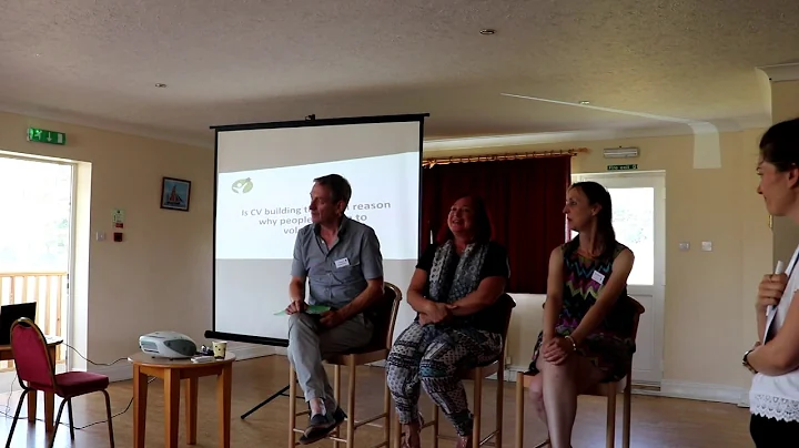 CV building - the main reason why people volunteer? - Panel Discussion