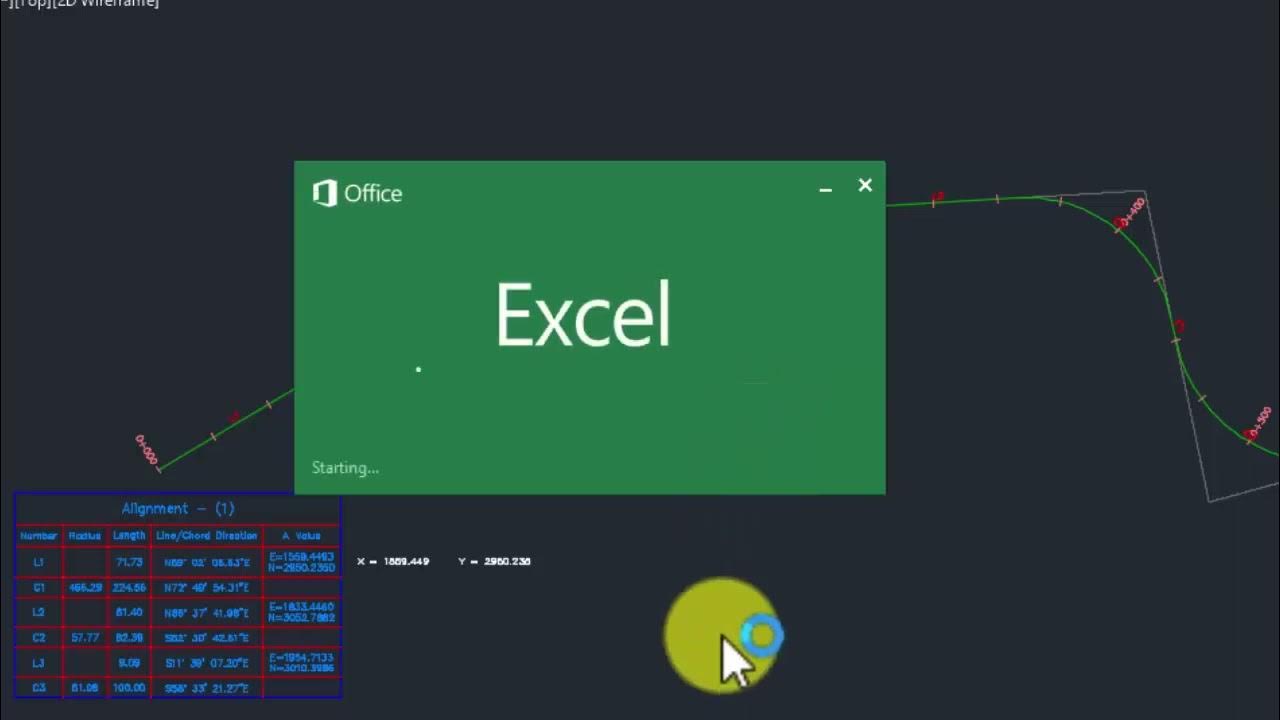 alignment report in civil 3D YouTube