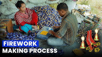 How Firecrackers are made in the Factory | Making Process of Firecrackers | Firecracker Factory