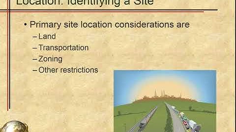 QDC1 Chapter 8 Location Planning