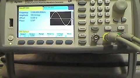 How to turn on the output of a 33500 & 33600 series function generator