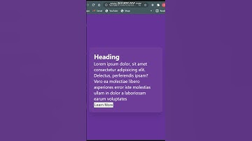 CSS Glassmorphism Card 🔥🔥 #shorts