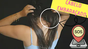 Como desembaraçar o cabelo embolado?