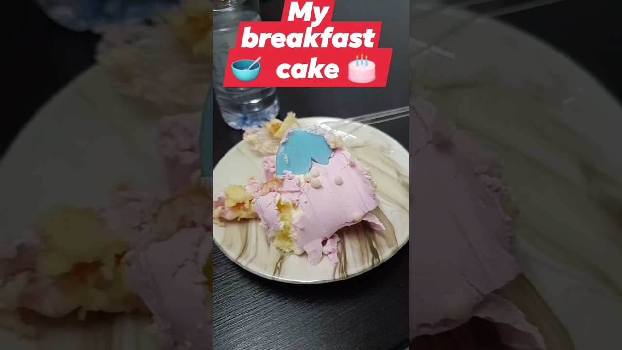 eating cake for breakfast birthday｜TikTok Search