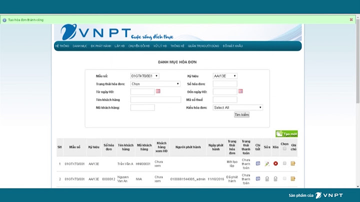 Tra cứu hóa đơn điện tử vnpt invoice năm 2024