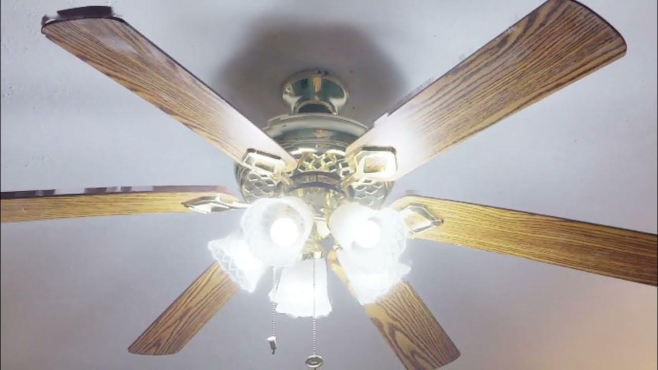 Harbor Breeze Lakeside II (Polished Brass) Ceiling Fan YouTube