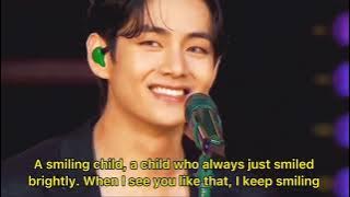 BTS V (김태형) - Inner Child (Live) D-1 [ENGSUB]