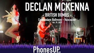 British Bombs - Declan McKenna Live - Vancouver - 10/29/23 - PhonesUP