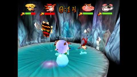 Crash Bash - Melt Panic Gem (Co-op with PR)