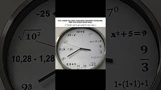 Clock For Math Teacher..fypジ