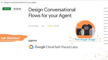 Design Conversational Flows for your Agent Lab solution || GSP791 || Free Google Swags & Goodies