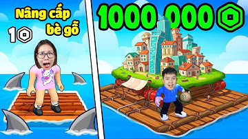 Sinh tồn nâng cấp bè gỗ thành nơi ở hiện đại trên biển?! bqThanh Xây VIP hơn Ốc